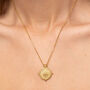Sun Round Coin Pendant Necklace, thumbnail 3 of 5
