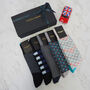 Customised Mono Luxury Men's Socks Three Pair Gift, thumbnail 2 of 8