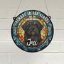 Shih Tzu Black Memorial Suncatcher, thumbnail 1 of 6