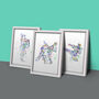 Set Of Three Karate Prints, thumbnail 1 of 5