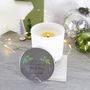 First Christmas As Mr And Mrs Scented Candle With Lid, thumbnail 7 of 10