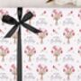 Three Sheets Of August Birth Month Birthday Wrapping Paper, thumbnail 2 of 2