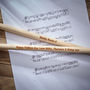 Personalised Set Of Wooden Drum Sticks, thumbnail 2 of 6