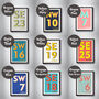 Sw10 Chelsea London Postcode Typography Print, thumbnail 2 of 10