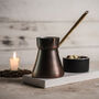 Handcrafted Solid Copper Coffee Pot, Heavy Duty Turkish Coffee Maker, thumbnail 6 of 12