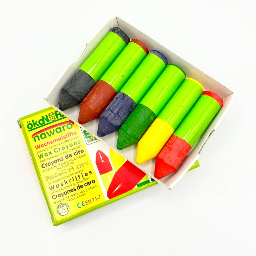 Eco Chubby Wax Crayons By den&sett