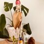 Recycled Metal Gold Heart Bells With Beads, thumbnail 8 of 10