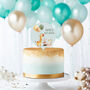 Giraffe Baby Shower Cake Topper Personalised, thumbnail 2 of 5