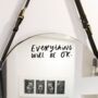 Everything Will Be Ok Positive Affirmation Mirror Decal, thumbnail 1 of 2