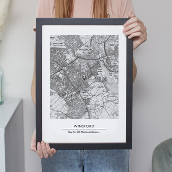 Favourite UK Location Map Print Custom Made, 7 of 12