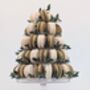 Golden Christmas Macaron Tower Centrepiece, thumbnail 2 of 6