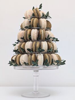 Golden Christmas Macaron Tower Centrepiece, 2 of 6