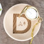 Adventure Alphabet Personalised Wooden Trinket Dish, thumbnail 1 of 6