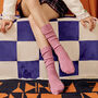 Soft Cashmere Wool Knee Socks Everyday Bed Socks, thumbnail 1 of 8