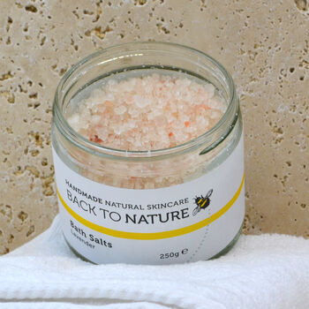 Lavender Aromatherapy Bath Salts Gift Set, 3 of 7