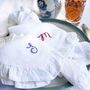 Personalised Christmas Table Handcrafted Linen Napkins, thumbnail 3 of 5