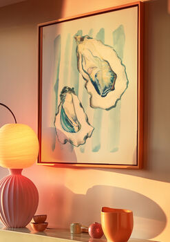 Summer Oysters Illustrated Art Print, 4 of 4