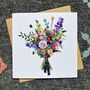 Mother's Day Delphinium Bloom Greetings Card, thumbnail 1 of 4