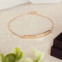 Personalised Rose Gold ID Bracelet Gift, thumbnail 1 of 2