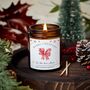 Merry Christmas To The Best Mum Personalised Christmas Candle Gift, thumbnail 4 of 7