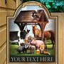 Watering Hole Personalised Home Pub Sign / Man Cave, thumbnail 1 of 8