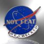 Large Not Flat We Checked Hard Enamel Lapel Pin Badge, Science Gifts, Gifts For Stem Teachers, thumbnail 3 of 8