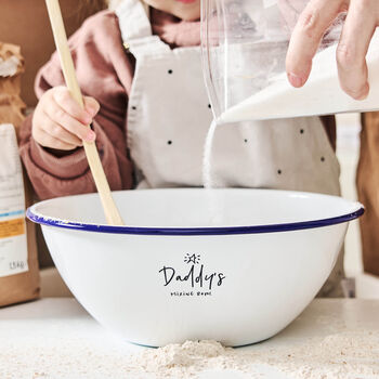 Engraved Personalised Mixing Bowl, 4 of 8