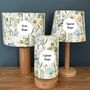 Alda Blue Spring Flowers Floral Empire Lampshade, thumbnail 10 of 10