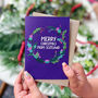 Charity 'Merry Christmas From Scotland' Scottish Card, thumbnail 1 of 9