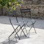 Set Of Two Outdoor Bistro Chairs Various Colours, thumbnail 2 of 5