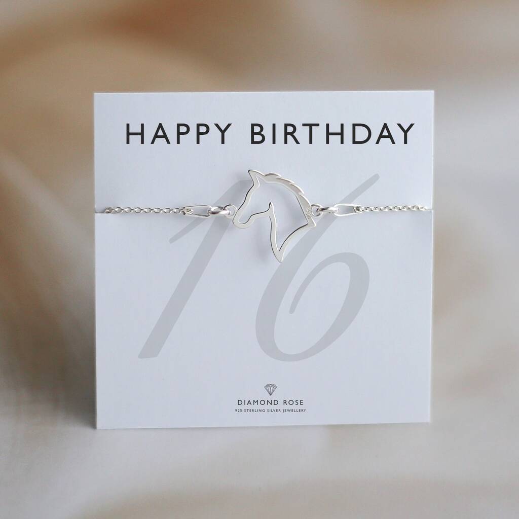 16th Birthday Gift, Horse Bracelet, 1 of 8