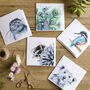 Pack Of Inky Blue Blank Greeting Cards, thumbnail 4 of 8