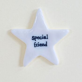 Special Friend Handmade Card ~ Porcelain Star, 2 of 3
