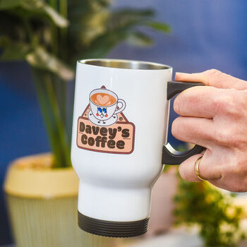 Personalised Cute Retro Travel Coffee Mug, 3 of 3