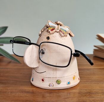 Butterflies And Flowers Handmade Glasses Specs Holder Stand, 3 of 7