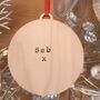 Personalised 1st Christmas Bauble Decoration, thumbnail 5 of 5