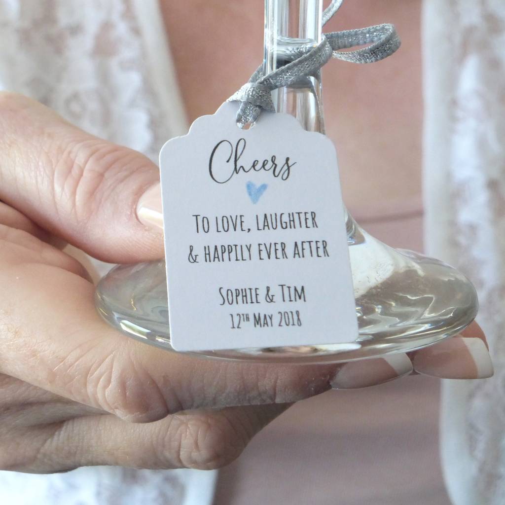 Hily Ever After Personalised Wedding Favour Tags By Edgeinspired Hily Ever After Personalised Wedding Favour Tags