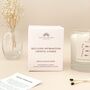 Self Love Affirmation Crystal Candle, Three Crystals, thumbnail 5 of 5