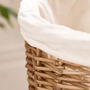 Round Laundry Basket With Lining, thumbnail 5 of 6