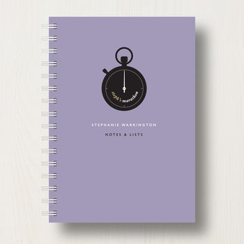 Personalised Running Lover's Journal Or Notebook, 6 of 10