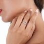 925 Sterling Silver Skinny Drip Snake Ring, thumbnail 1 of 6
