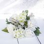 Artificial Bouquet Off White Chrysanthemum, thumbnail 6 of 7