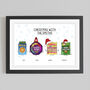 Personalised Family Christmas Print, thumbnail 2 of 3