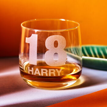 Personalised Birthday Spirit Glass, 4 of 4
