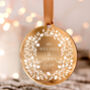 Personalised First Christmas Engaged Hanging Ornament, thumbnail 1 of 7