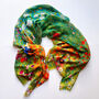 Colourful Wildflower Meadow Scarf Gift For Her — Personalised Gift Card And Gift Box Option, thumbnail 8 of 12