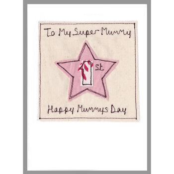 Personalised 1st Mother’s Day Card For Mum Or Grandma, 3 of 12