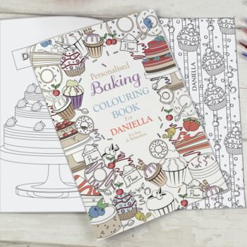 Personalised Baking Colouring Book, 2 of 6