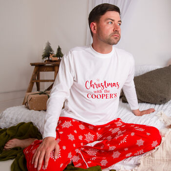 'Christmas With The Family' Personalised Pyjamas, 7 of 8