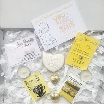 Baby And Mama To Be Pamper Hamper | Pregnancy Care Package | Mum To Be Gift Box, 5 of 12